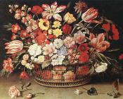 Basket of Flowers - 雅克·里纳德